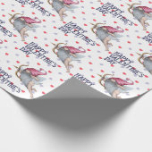 Horen Funny Valentijn Cupid Gnome Pattern Cadeaupapier (Hoek)