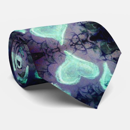 Horen Mindful HeART Blue Stropdas (Opgerold)