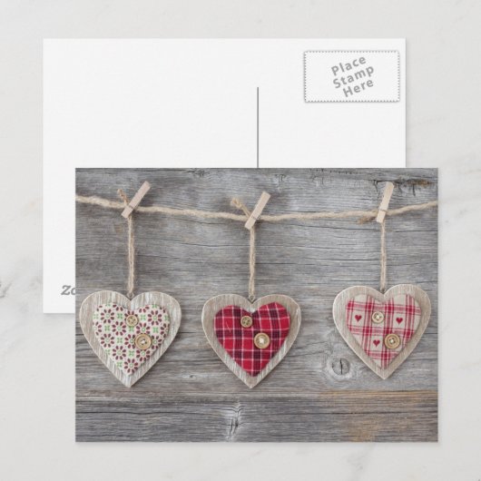 Horen over een Wooden Table Briefkaart (Voorkant / Achterkant)