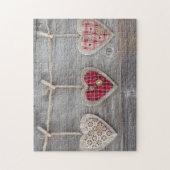 Horen over een Wooden Table Legpuzzel (Verticaal)