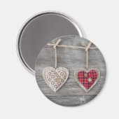 Horen over een Wooden Table Magneet (Voorkant / Achterkant)