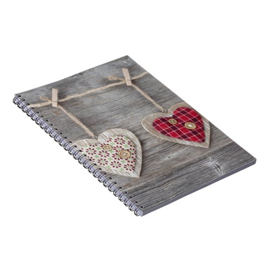 Horen over een Wooden Table Notitieboek (Rechterzijde)