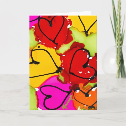 Horen overal Lovitude Dankuwel Noteer Kaart (Voorkant)