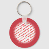 Horen rond uw fotosjabloon sleutelhanger (Voorkant)