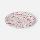 Horen valentijn waterverf bord (Gekanteld)