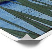 Horikiri Iris Garden 1857 Japans houtsblok Poster (Hoek)