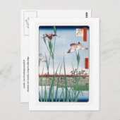 Horikiri Iris Garden Hiroshige Briefkaart (Voorkant / Achterkant)