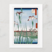 Horikiri Iris Garden Hiroshige Briefkaart (Voorkant)