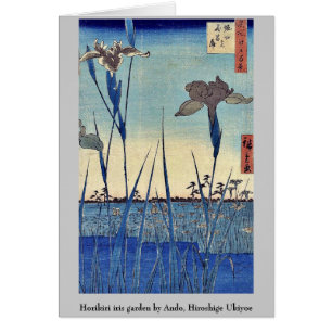 Horikiri iris tuin gemaakt door Ando, Hiroshige Uk