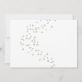 horisontale dag baby shower - uitnodiging (Achterkant)