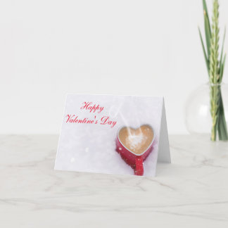 Horiz. Van de "gelukkige Valentijnsdag" de Cacao Feestdagen Kaart