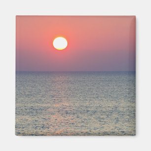 Horizon at sunset, Egeïsche Zee, Turkije Magneet