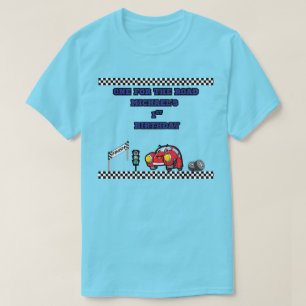HORIZON BLAUW OUDER EEN VOOR UNDERWEG FEESTJE T-SHIRT