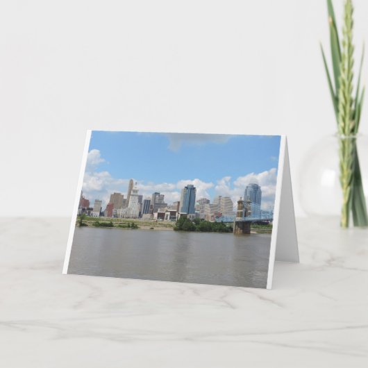 Horizon de van de binnenstad van Cincinnati Kaart (Voorkant)