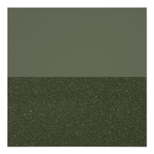 Horizon Geluid Mosgroene Poster – Aanpasbaar (Voorkant)