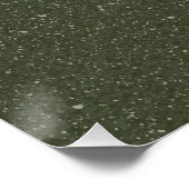 Horizon Geluid Mosgroene Poster – Aanpasbaar (Hoek)