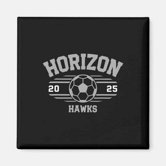 Horizon Hawks Voetbalstatuten 2025  Magneet (Voorkant)