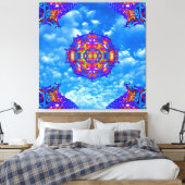 Horizon Hemel Canvas Afdruk (Insitu (Slaapkamer))
