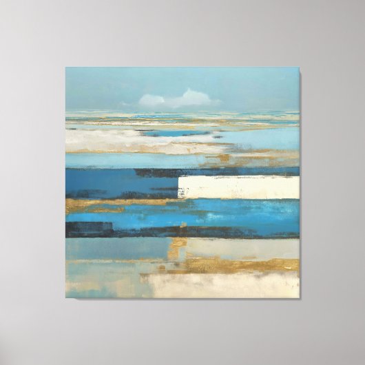 Horizon in Quiet Layers Canvas Afdruk (Voorkant)