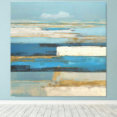 Horizon in Quiet Layers Canvas Afdruk (Insitu (Houten vloer))