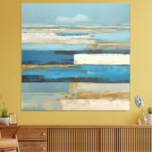 Horizon in Quiet Layers Canvas Afdruk (Insitu (Woonkamer))