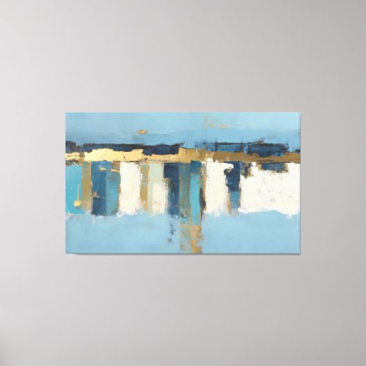 Horizon in Stille Balans Canvas Afdruk (Voorkant)
