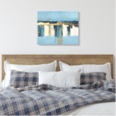 Horizon in Stille Balans Canvas Afdruk (Insitu (Slaapkamer))