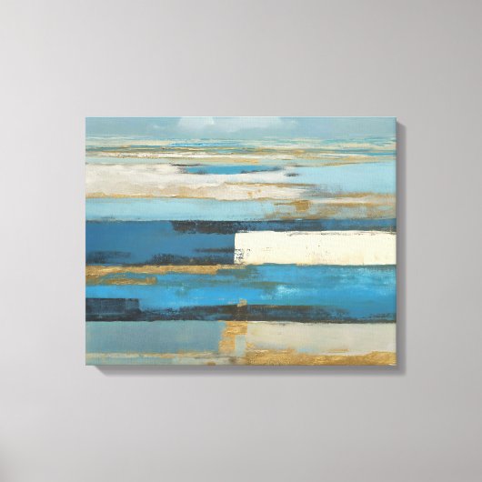 Horizon in Stille Lagen Canvas Afdruk (Voorkant)