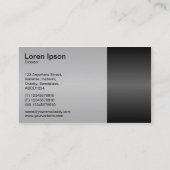 Horizon Line - Black en Grey Visitekaartje (Achterkant)