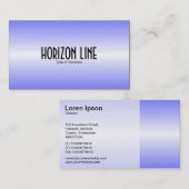 Horizon Line - Blue Visitekaartje (Voorkant / Achterkant)