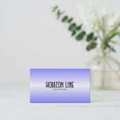 Horizon Line - Blue Visitekaartje (Staand voorkant)