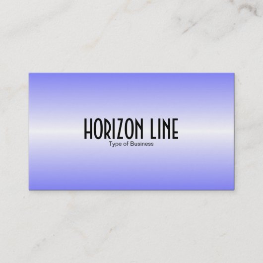Horizon Line - Blue Visitekaartje (Voorkant)