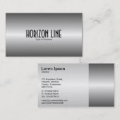 Horizon Line - Grey Visitekaartje (Voorkant / Achterkant)