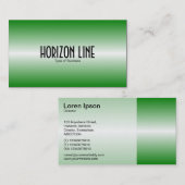 Horizon Line - Middelgroen Visitekaartje (Voorkant / Achterkant)