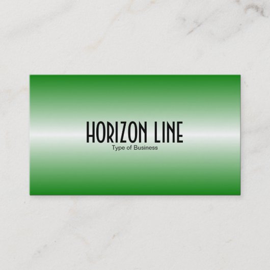 Horizon Line - Middelgroen Visitekaartje (Voorkant)