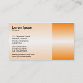 Horizon Line - Oranje Visitekaartje (Achterkant)