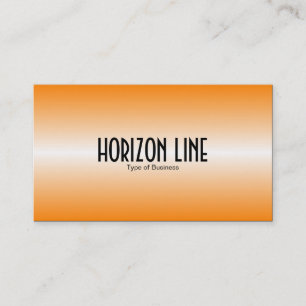Horizon Line - Oranje Visitekaartje