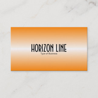 Horizon Line - Oranje Visitekaartje