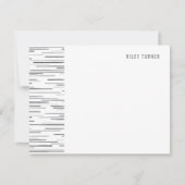 Horizon Lines Stationery Note Kaart - Rook (Voorkant)
