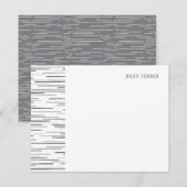 Horizon Lines Stationery Note Kaart - Rook (Voorkant / Achterkant)