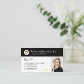 Horizon Logo Real Estate Photo Visitekaartje (Staand voorkant)