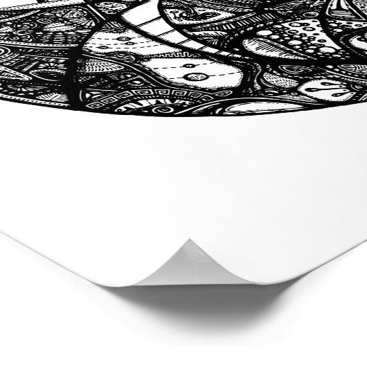 Horizon Mandala Poster (Hoek)