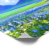 Horizon of Blue and White Poster (Hoek)