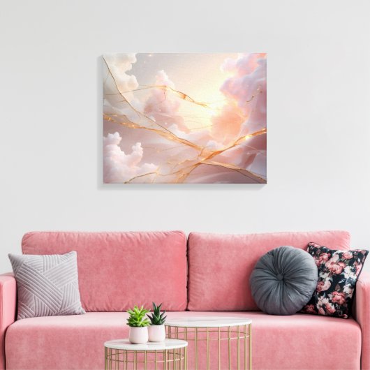 Horizon of Dawn Fragment Canvas Afdruk (Insitu (Woonkamer))