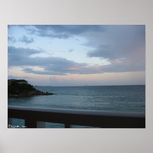 Horizon on St. Thomas Poster (Voorkant)
