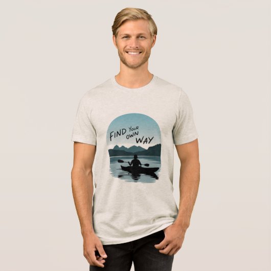 Horizon Paddler Tri-Blend Shirt (Voorkant volledig)