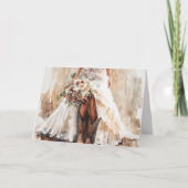 Horizon-Stretching Liefde voor de Westerne Bruid Kaart (Voorkant)