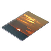 Horizon Sunset Colorful Seascape Fotografie Notitieboek (Linkerzijde)