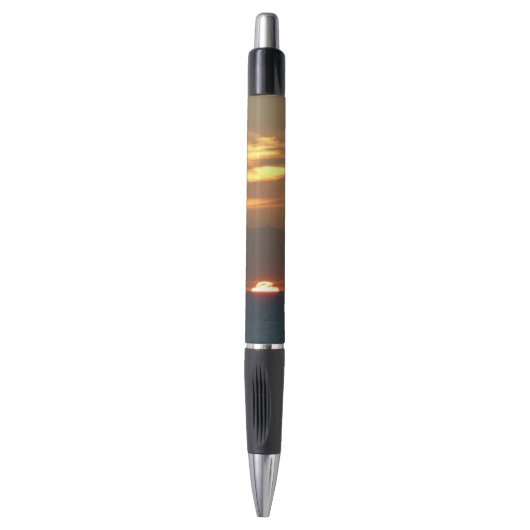 Horizon Sunset Colorful Seascape Photography Pen (Voorkant Verticaal)