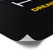 Horizon tropische zonnepalmbomen motivatie poster (Hoek)